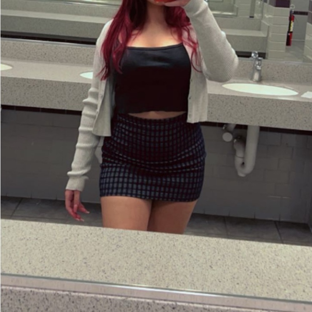 Cute plaid skirt